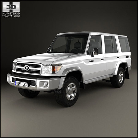 丰田陆地巡洋舰Toyota Land Cruiser 2007汽车素材之家精选3D模型