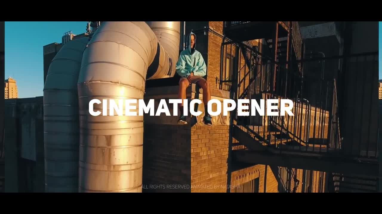 PR电影幻灯片动画模板