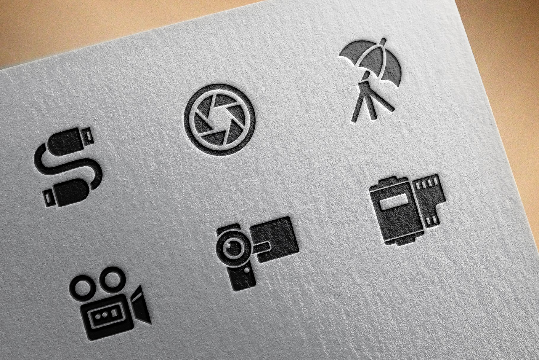 相机摄像相关设备图标 Camera and equipment icons插图(2)