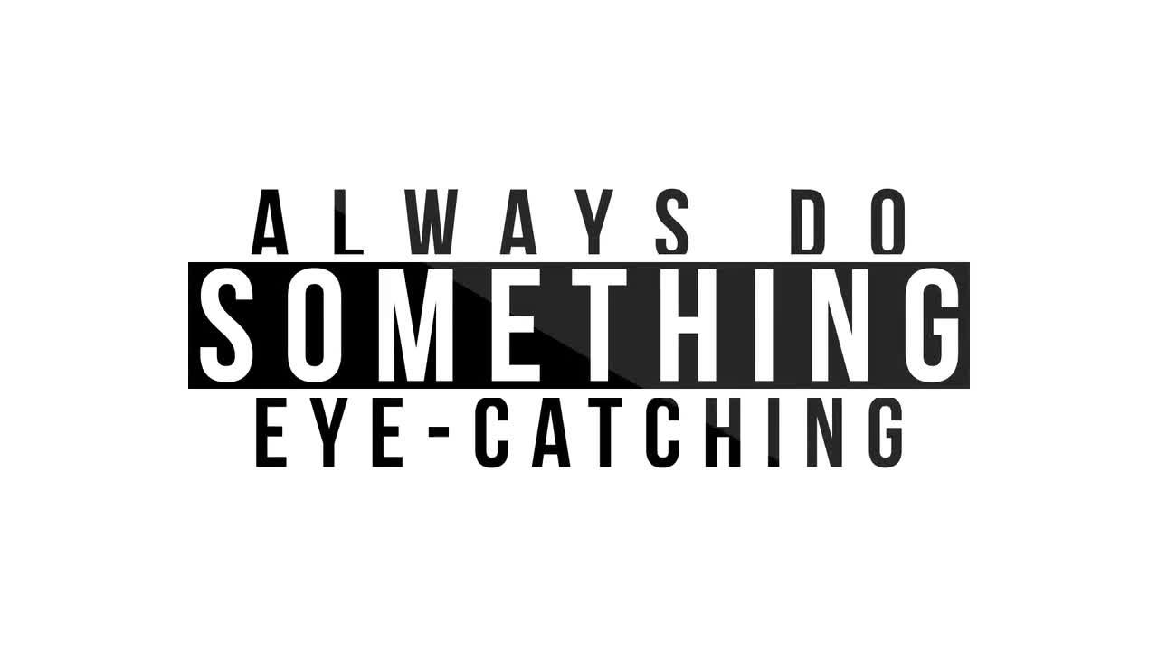 17个独特的标题素材库精选AE模板