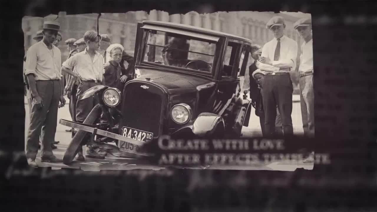 历史幻灯片专业设计动画素材库精选AE模板