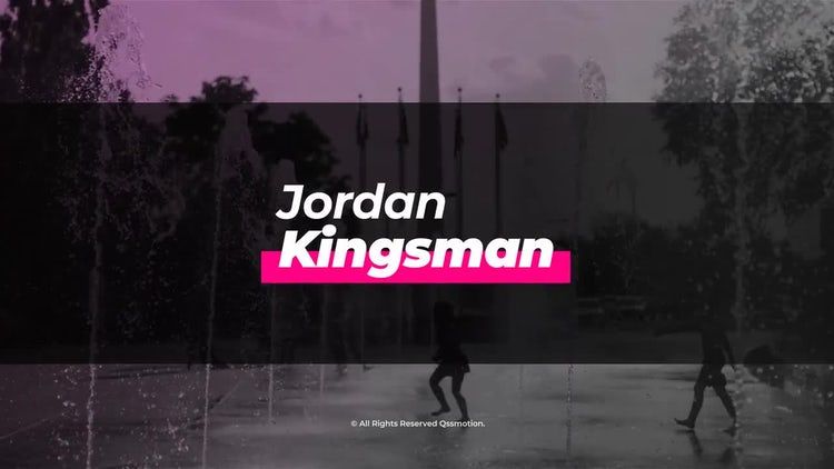 外观干净且具有动态效果的素材库精选AE模板