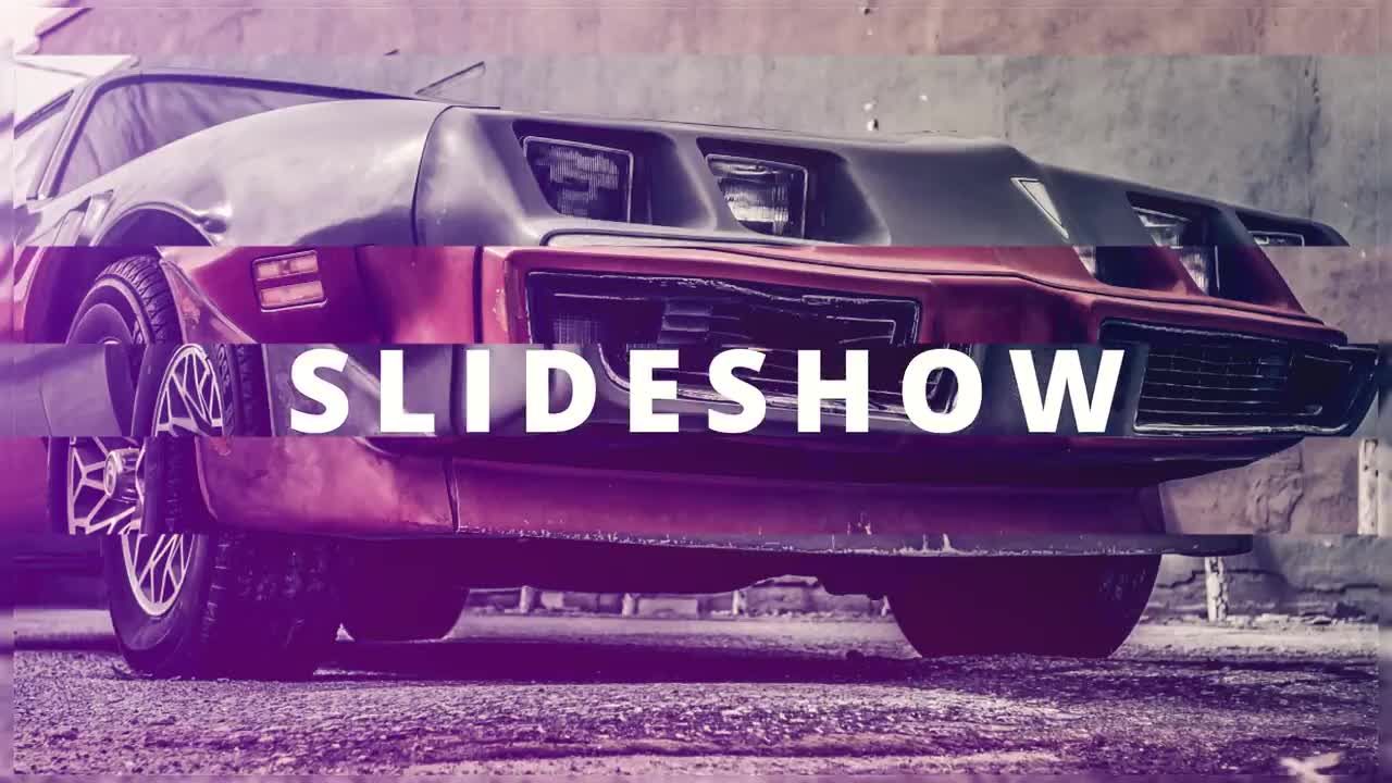 时尚干净都市主义的快速动态幻灯片素材库精选AE模板