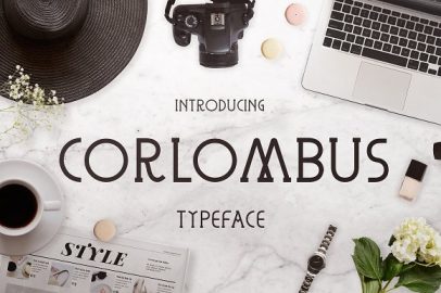 Corlombus Font素材之家精选英文字体