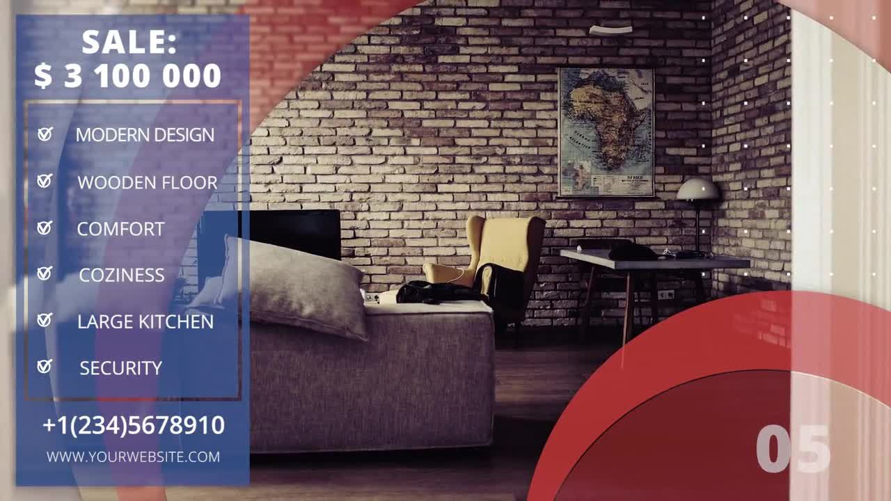 迷你简洁房地产企业宣传促销素材库精选pr模板