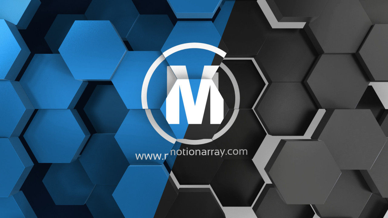 六边形Logo动态动画显示素材库精选AE模板