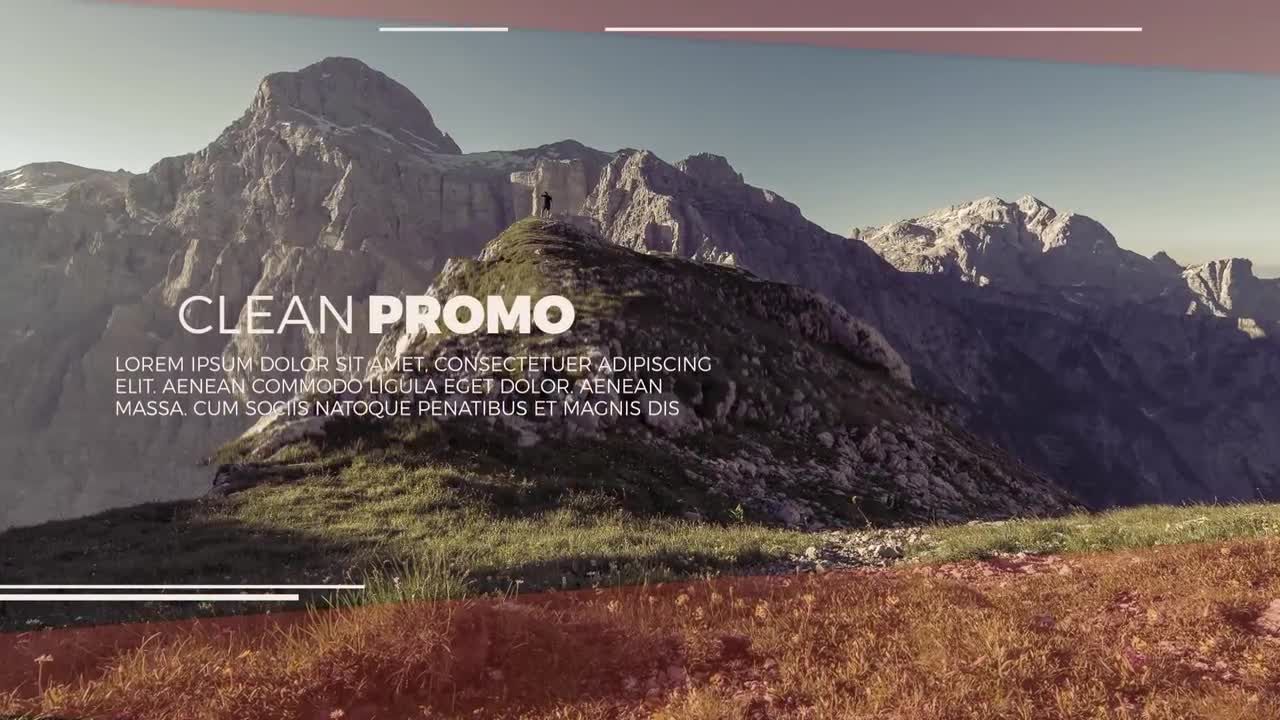 优雅设计的流畅照片展示素材库精选AE模板