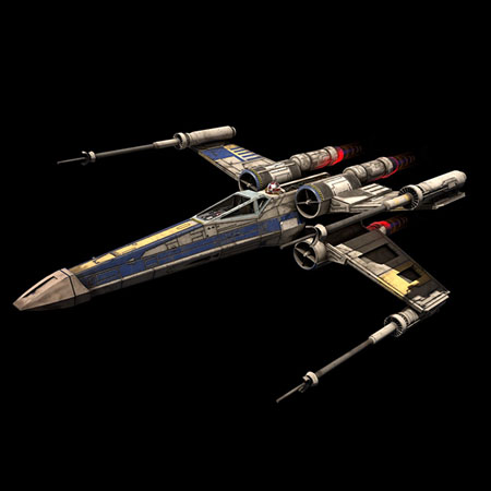 Incom T-65 X翼星际战斗机素材之家精选3D模型