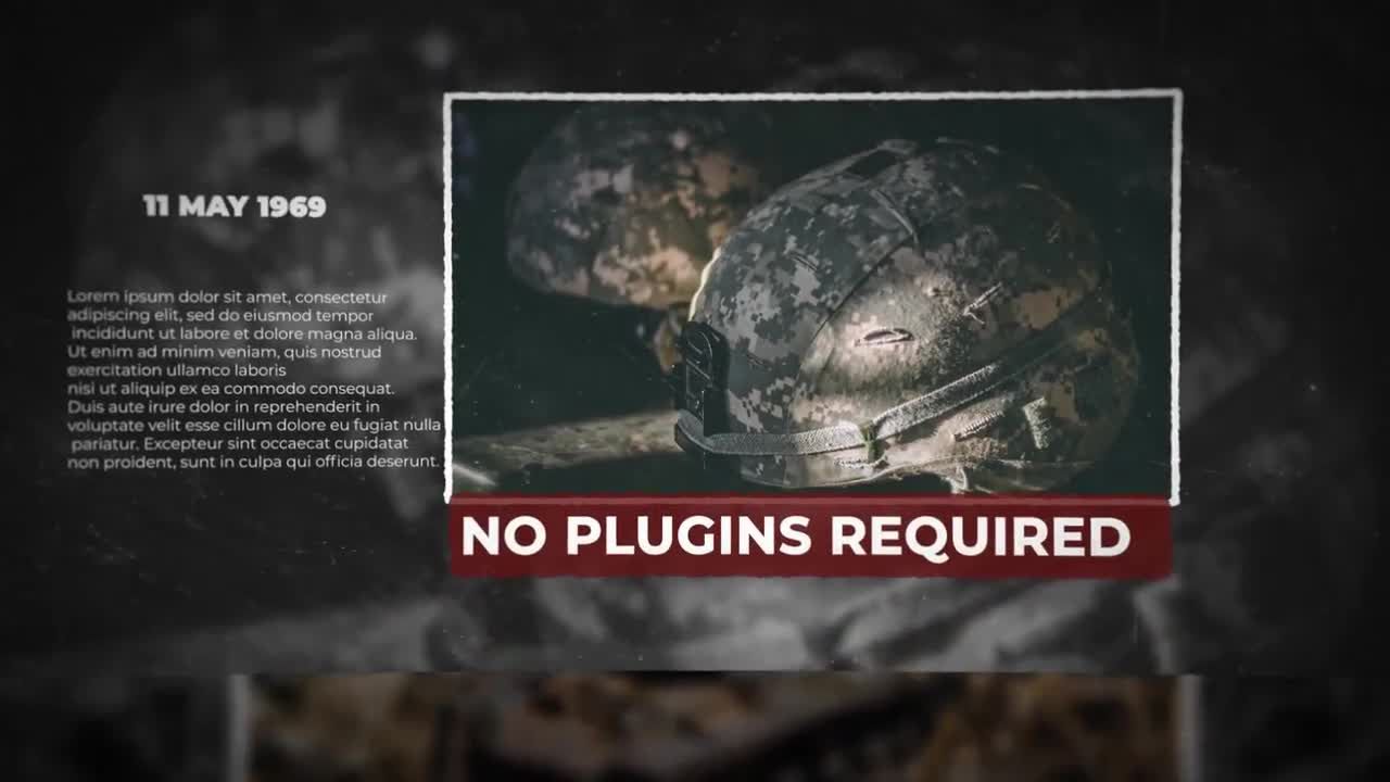 时尚历史时间表动画素材库精选AE模板