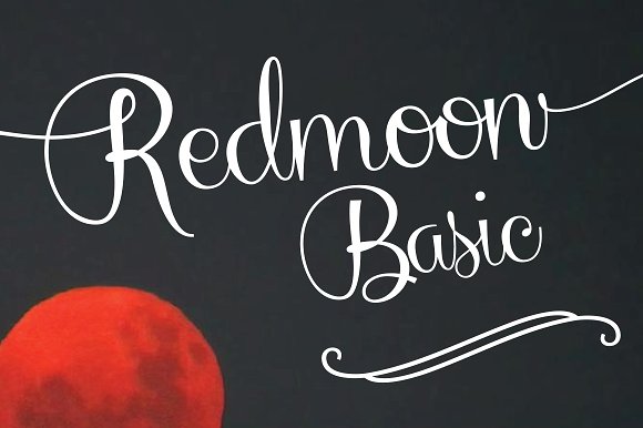 Redmoon Basic素材之家精选英文字体