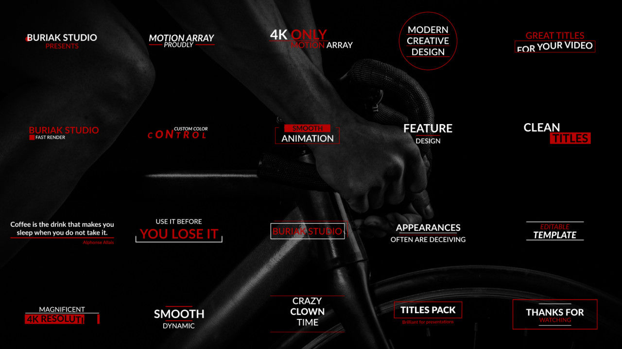 20时尚全屏标题动画素材库精选AE模板