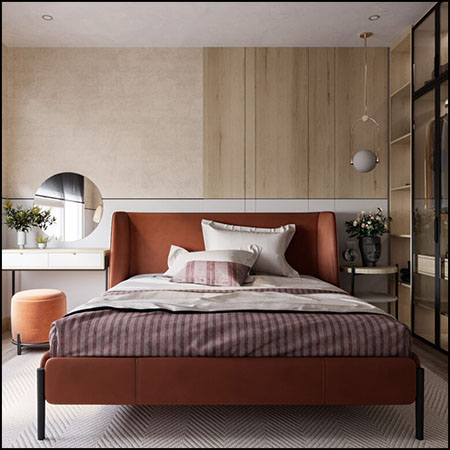 现代卧室室内场景素材之家精选3D模型By Tuan An