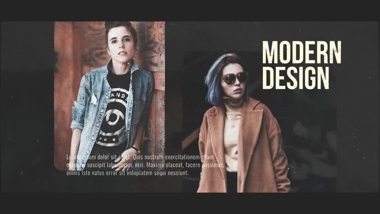 照片分享故事风格设计动画素材库精选AE模板