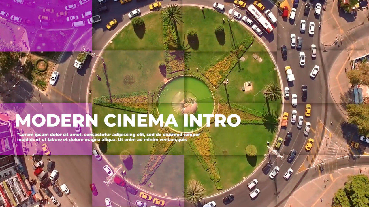 美丽而独特的宣传片Pr模板