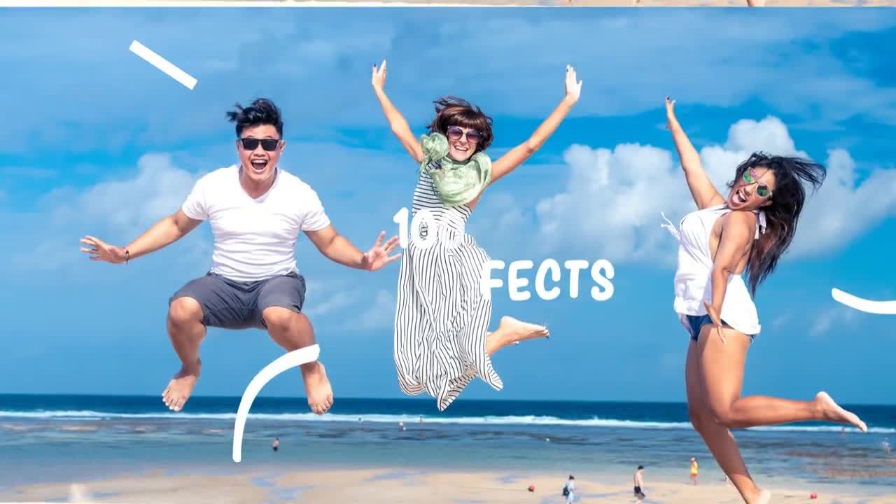 现代的简单幻灯片素材库精选AE模板