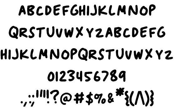 Anitype Journal1 font插图2 Anitype Journal1 font插图2