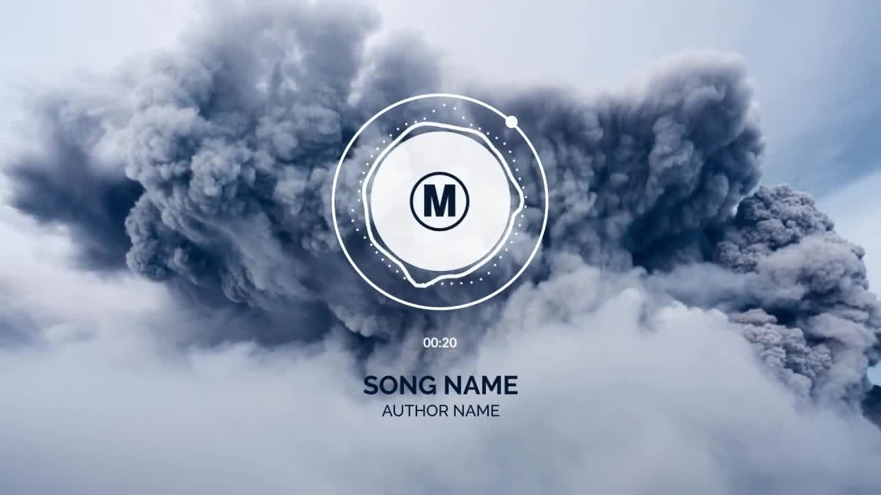 12个动感乐均衡器视频特效动画素材库精选AE模板