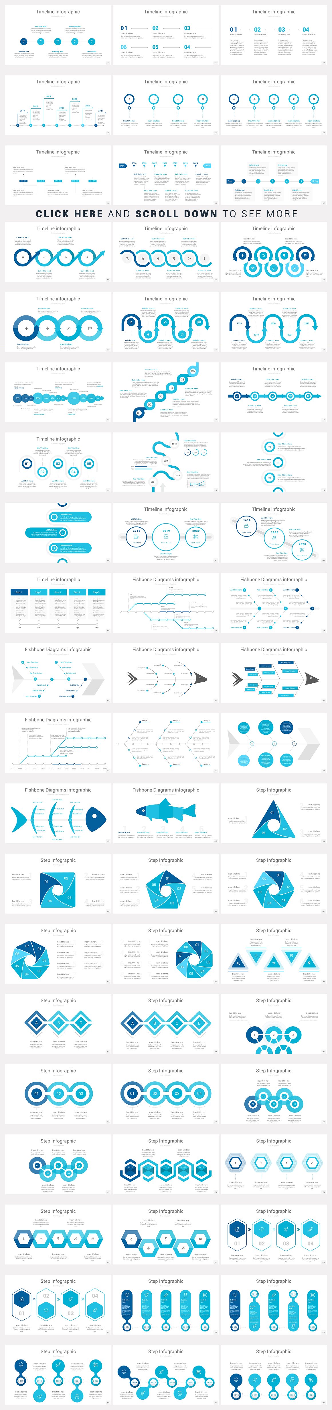 灵活，干净，简单，独特的PowerPoint模板。插图(13)