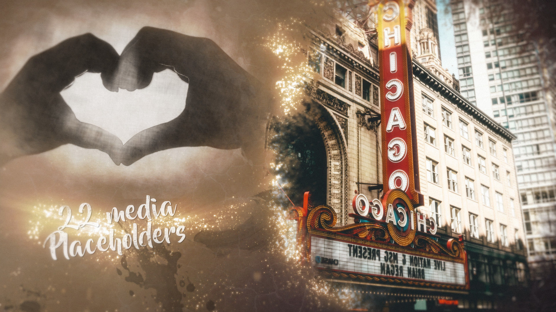 优雅的旅行文本动画素材库精选AE模板