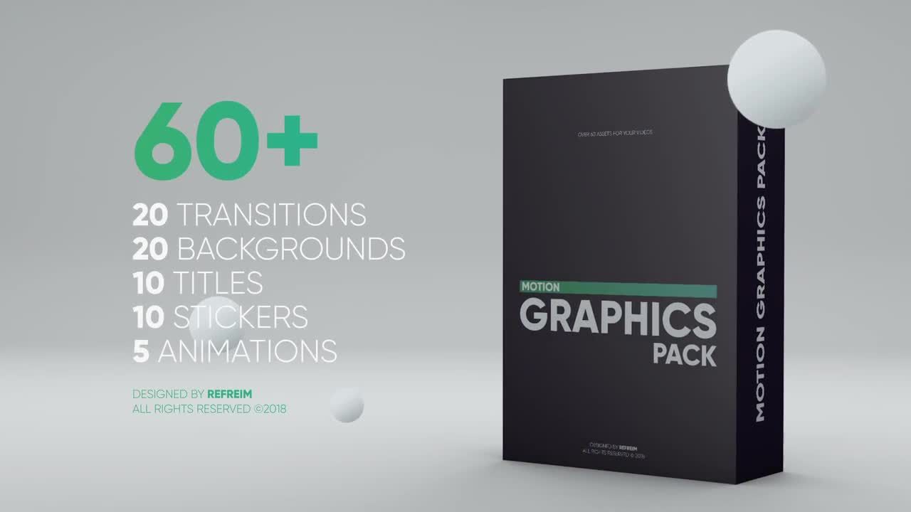 酷炫动态图形动画视频素材库精选AE模板