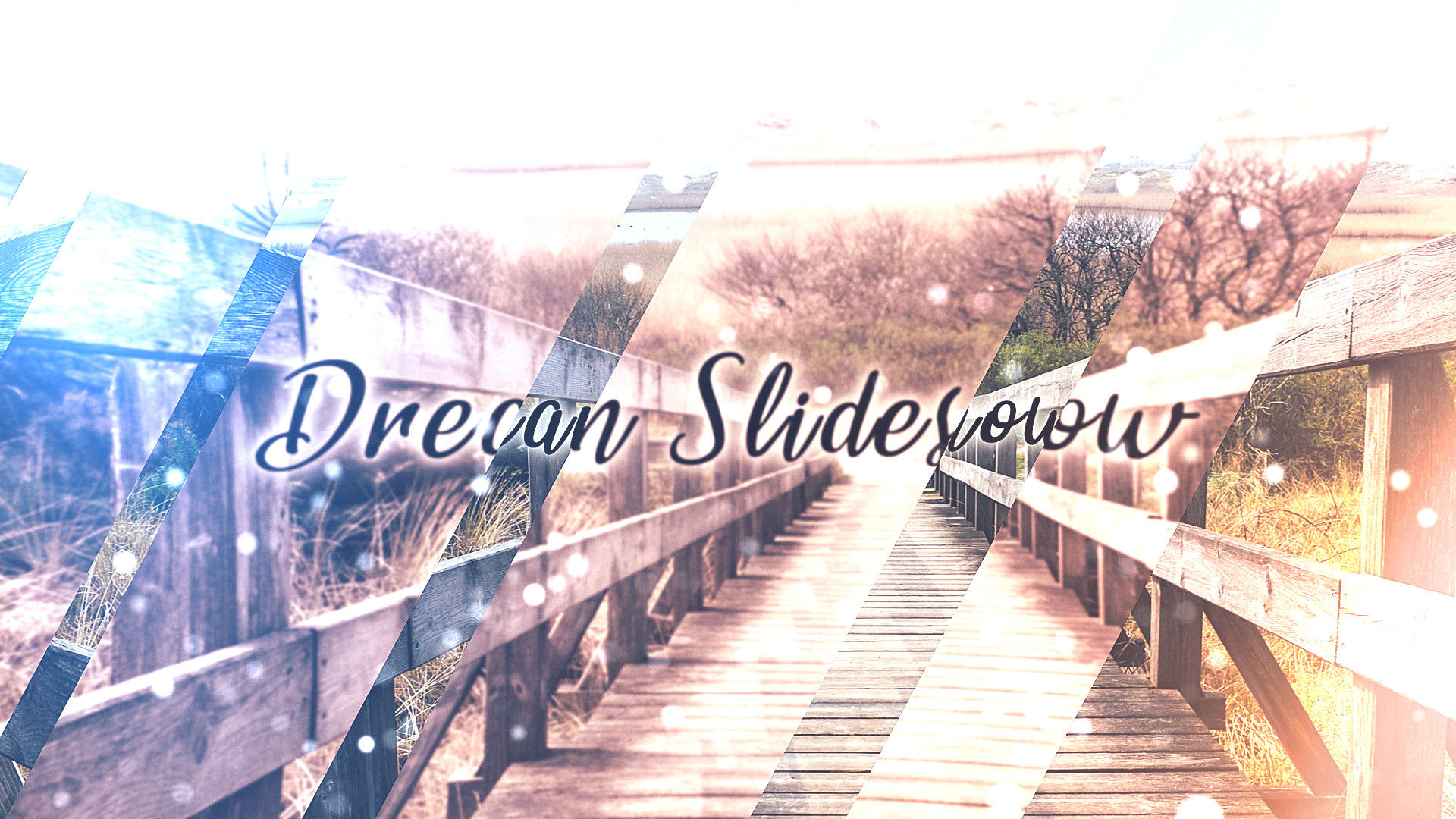 简洁华丽精美的梦幻幻灯片素材库精选AE模板