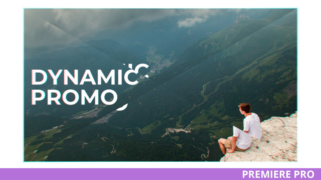 创意文本动画和动态促销素材库精选pr模板