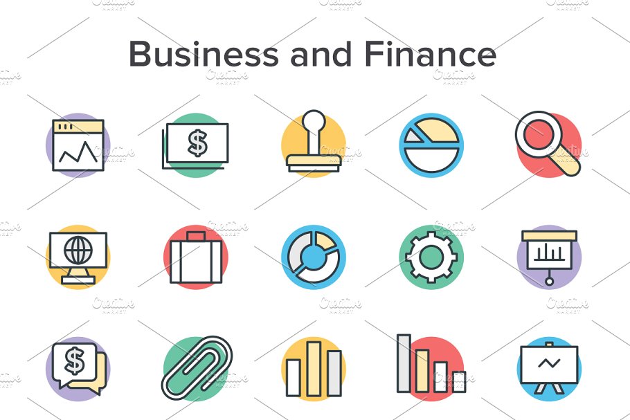 20个分类共2900+枚矢量图标合集 2900+ Cool Vector Icon Sets Bundle插图(1)