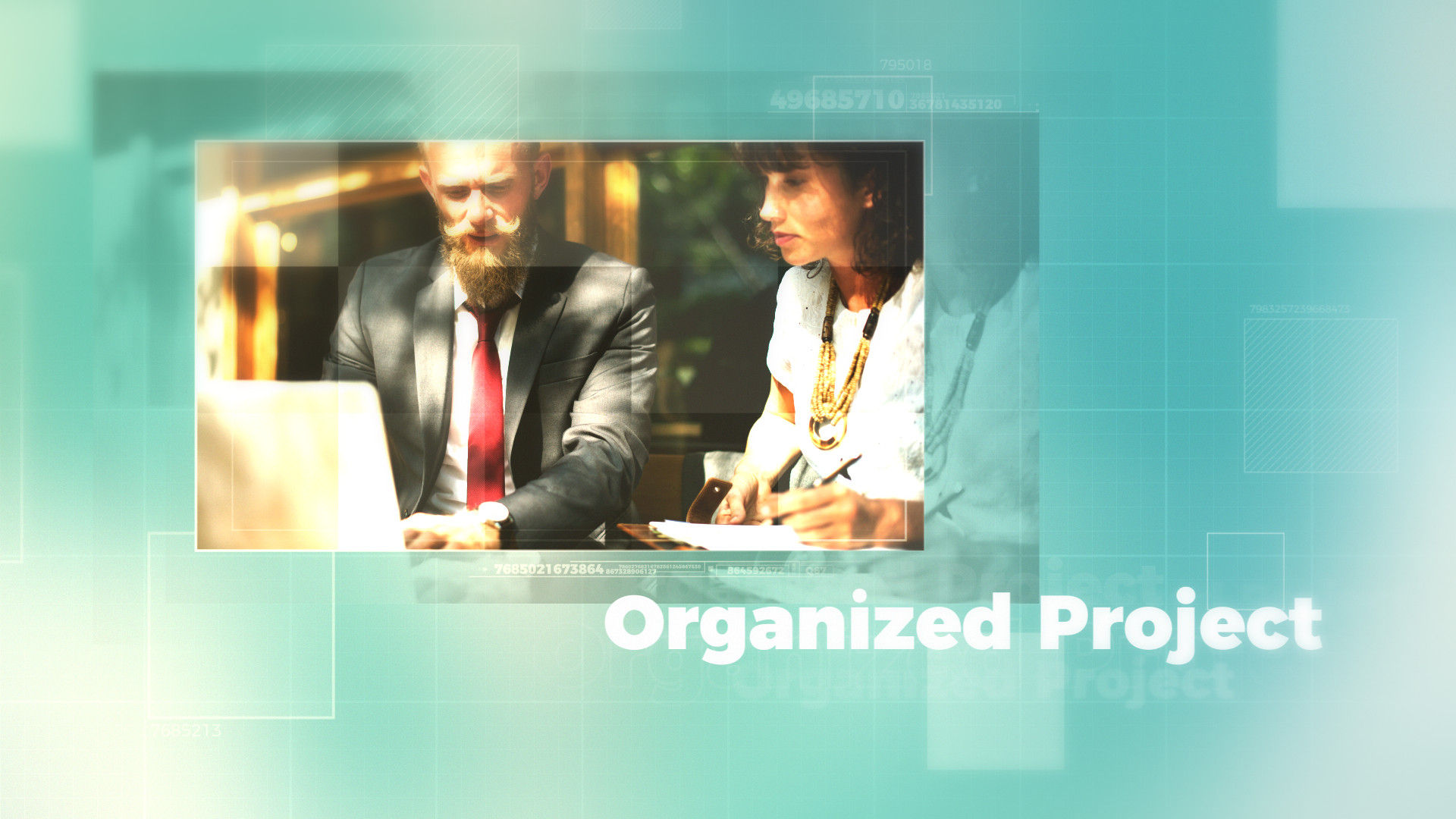 幻灯片企业业务素材库精选AE模板