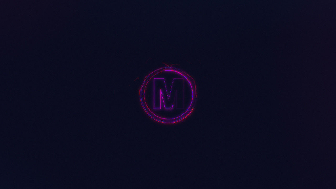 高压霓虹灯徽标素材库精选AE模板