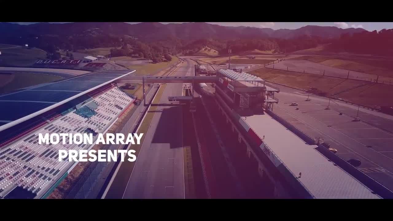 酷炫电影故障效果开场动画素材库精选AE模板