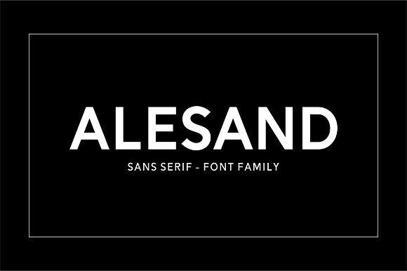 Alesand (7 Fonts)插图