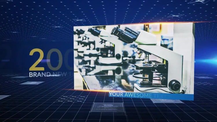 AE现代幻灯片过渡效果模板