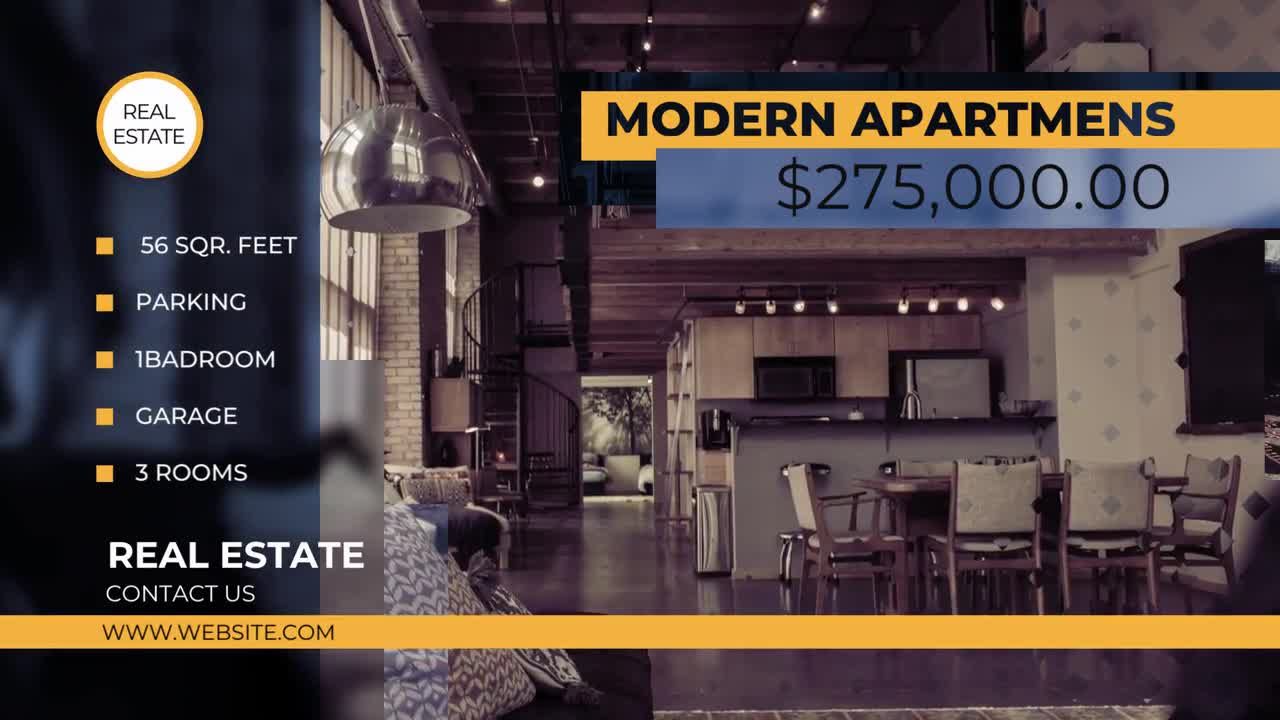 房产住宅宣传促销视频动画素材库精选pr模板