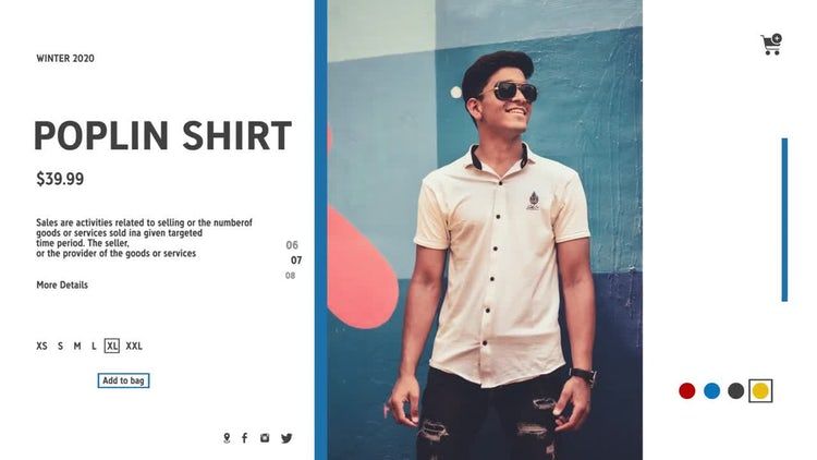 名品折扣店设计时尚动画处理的素材库精选AE模板