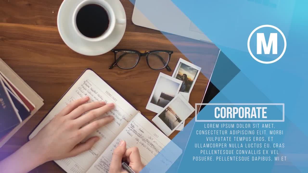 动态动画过渡效果企业幻灯片素材库推荐PR模板