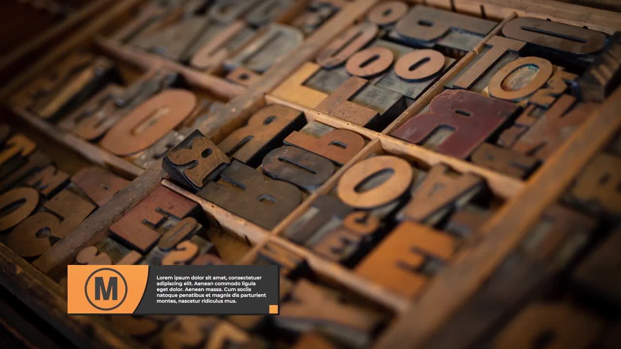 企业宣传标题字幕条动画素材库推荐PR模板