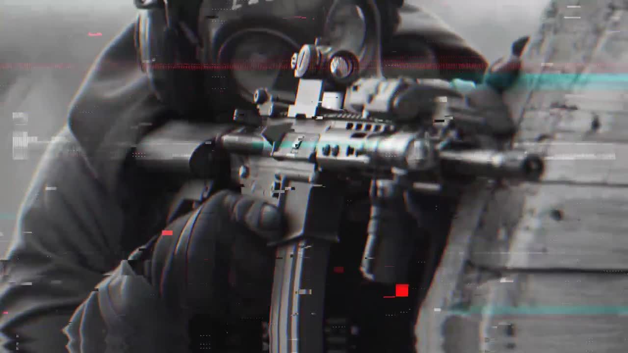 时尚动画战争广播素材库精选AE模板