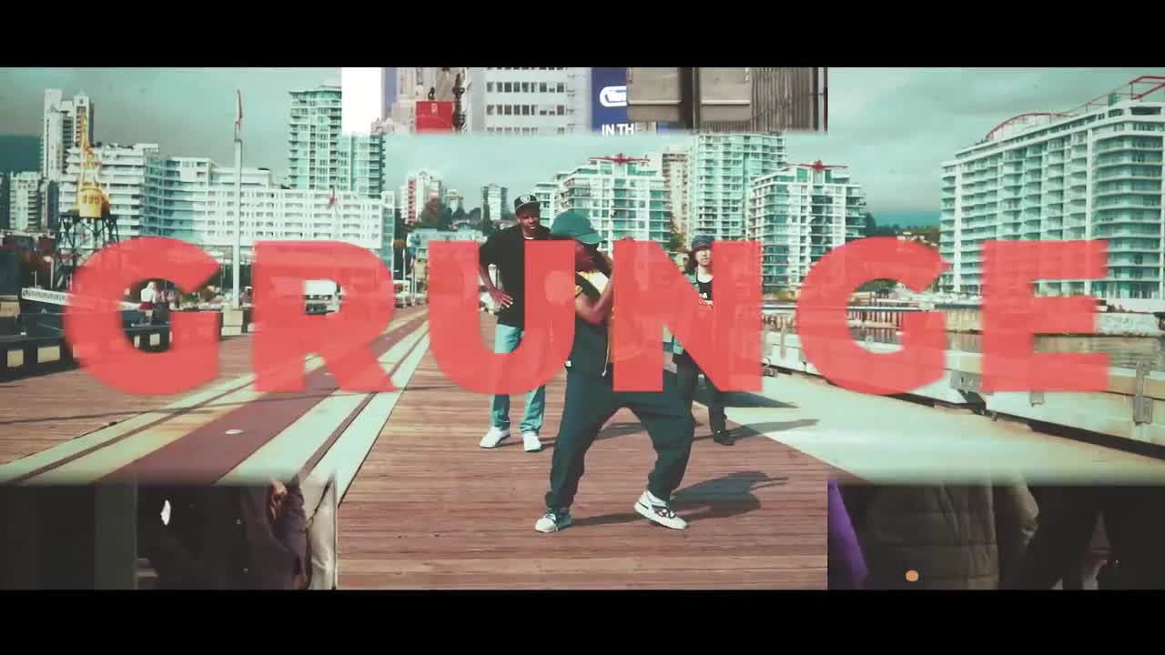 时尚都市风格和能量动画素材库精选pr模板素材