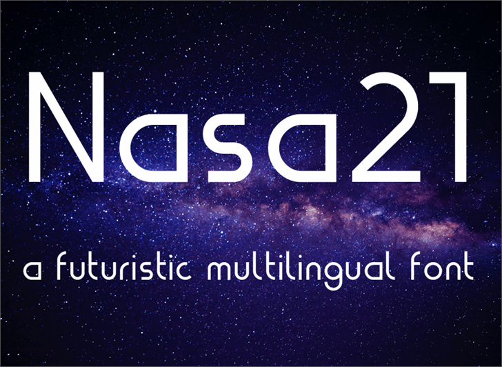 Nasa21 font插图 Nasa21 font插图