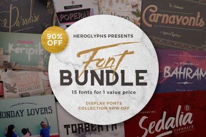 Display Font Collection-Value Price素材之家精选英文字体