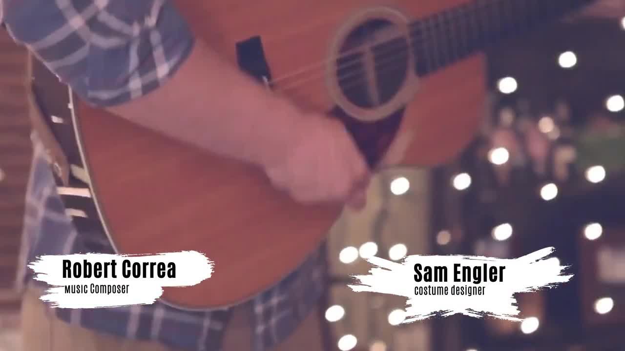 15个设计时尚的笔刷下三分之一动画素材库精选AE模板