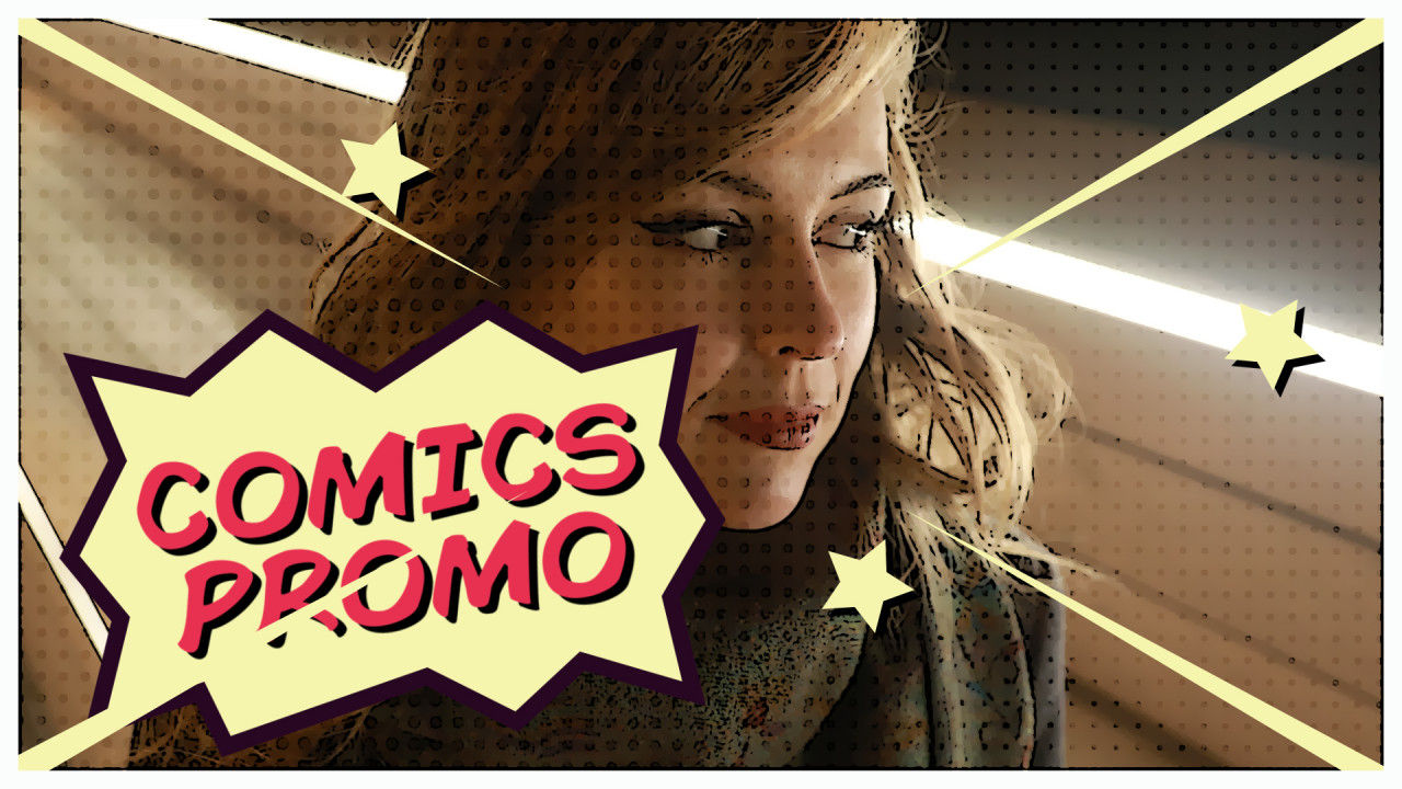 时髦的文本动画漫画转场素材库精选AE模板