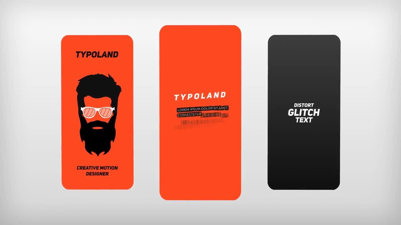 时尚的Instagram故事动画素材库精选AE模板