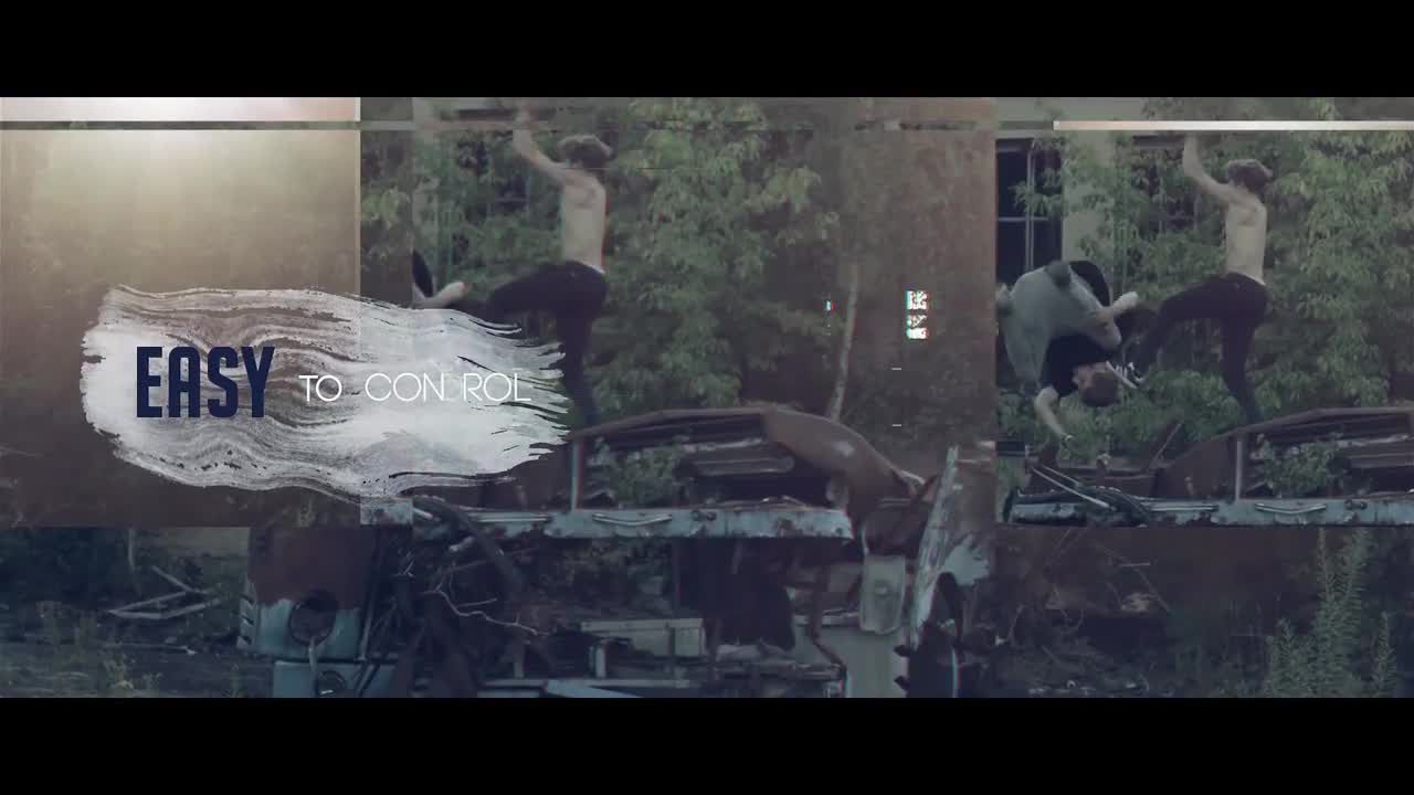 时尚的过渡效果文本动画照片展示素材库精选AE模板