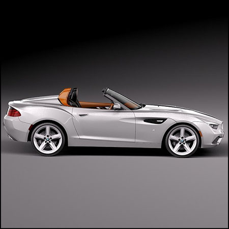 BMW Zagato Roadster Concept 2013宝马汽车素材之家精选3D模型