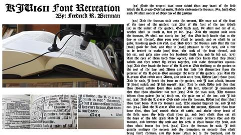 KJV1611 font素材之家精选英文字体