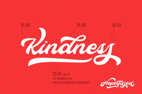 Hopeitissed Font插图2