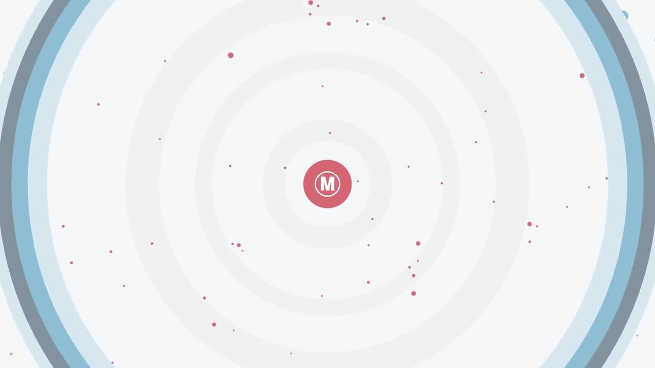 动态动画形状图层时尚结合圆圈Logo展示素材库精选AE模板