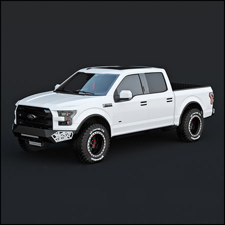 福特 F150 Raptor皮卡汽车素材之家精选3D模型