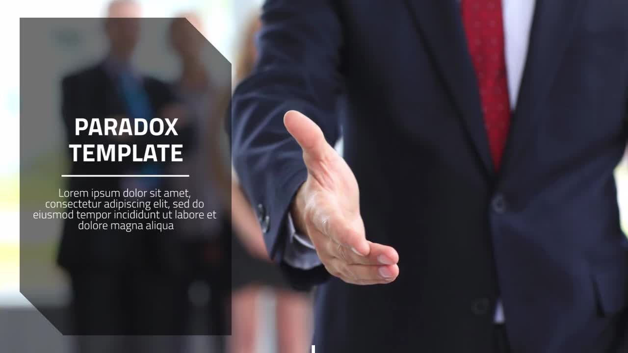 简洁流行的商业宣传片视频素材库精选pr模板